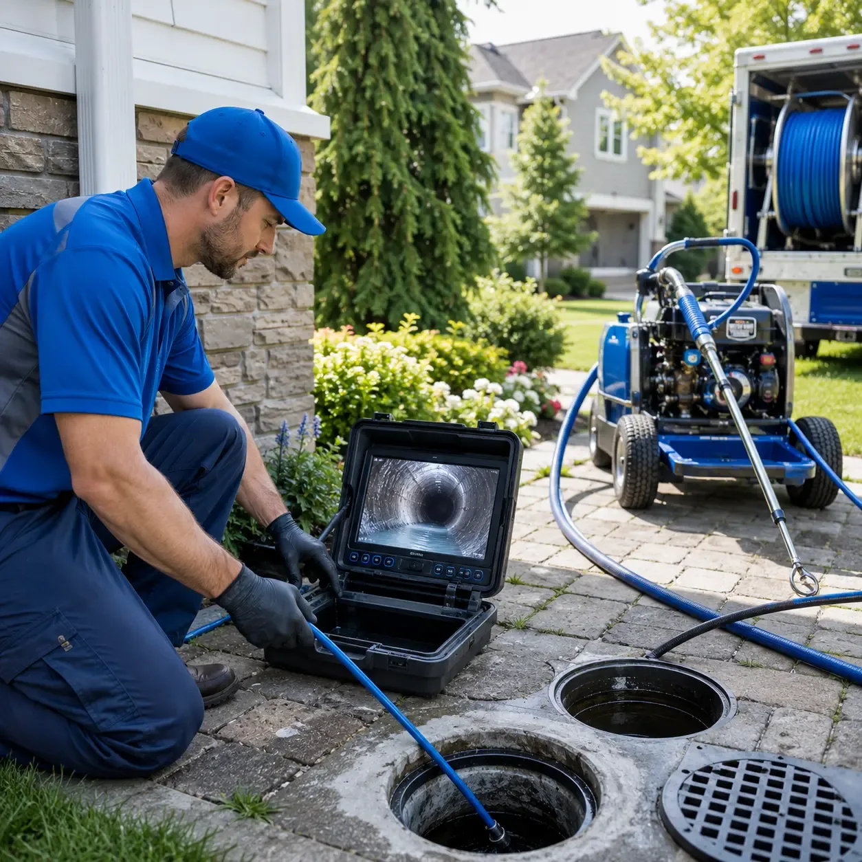 Outdoor drain cleaning professionals serving Lucas, KS