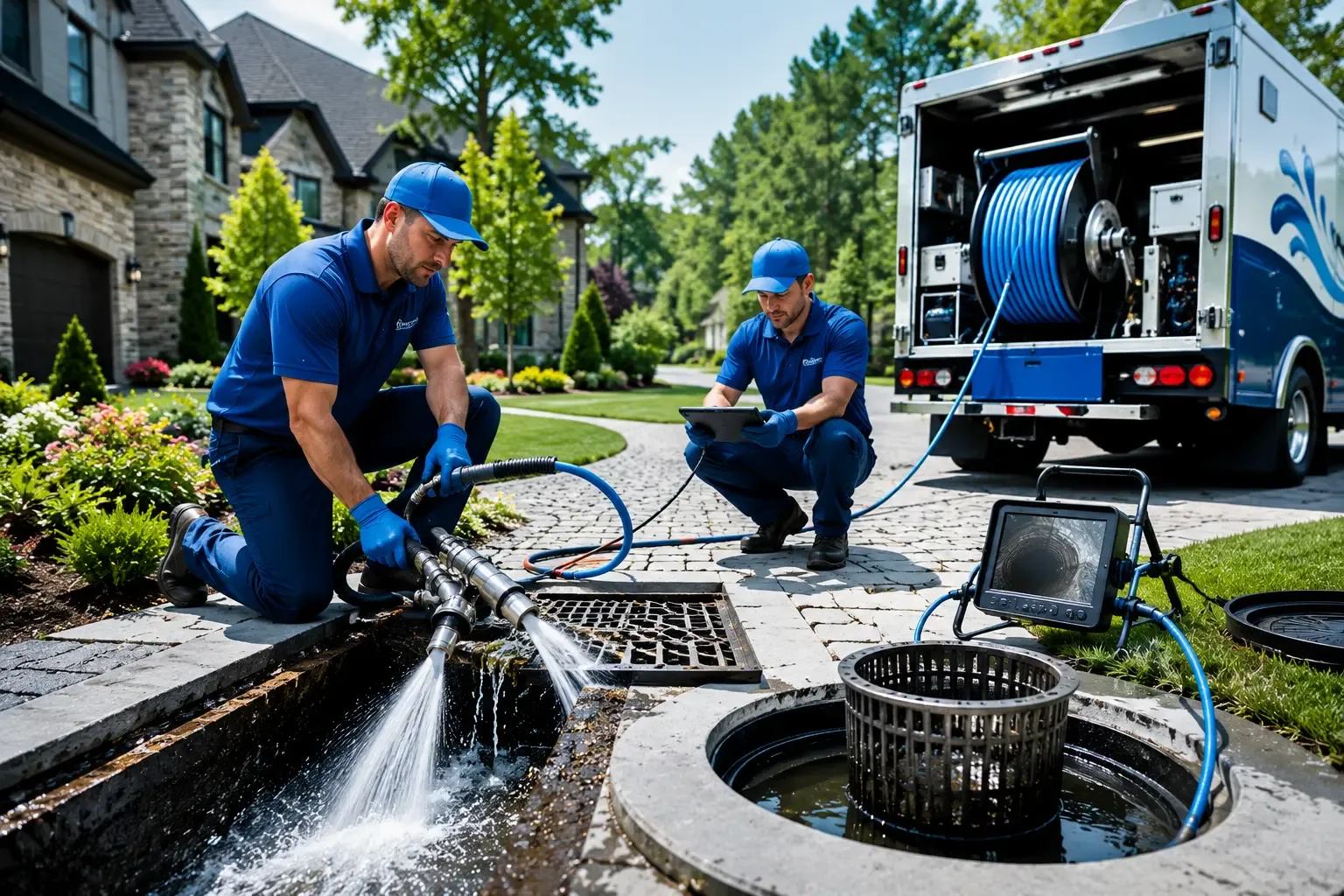 Local outdoor drain cleaning professionals in Lucas, KS